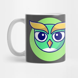 Cute Owl Cartoon Vector Icon Illustration Mug